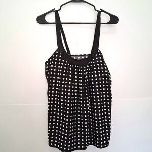 🩱Tankini Polka Dot One Piece Swimsuit Top Size XXL